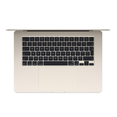 Macbook air 15.3" retina/apple m4 (cpu 10- core, gpu 10- core, neural engine 16- core)/16gb/512gb - starlight - int kb (2025),  Laptopuri | electropc.ro