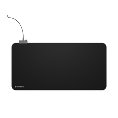 Mousepad genesis boron 500 xxl, iluminare rgb, material cauciuc + textil, dimensiuni 800x400x4 mm, negru,  Mousepad | electropc.ro