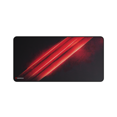 Mousepad genesis carbon 500 maxi flash, material cauciuc + textil, dimensiuni 900x450x2.5 mm, negru/rosu,  Mousepad | electropc.ro