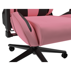 Scaun gaming genesis nitro 720, piele ecologica, reglabil pe inaltime, suporta pana la 150 kg, inaltime reglabila 46.5 - 53.5 cm, spatar ajustabil 135°, dimensiuni roti 60mm,  negru/roz,  Scaune gaming | electropc.ro