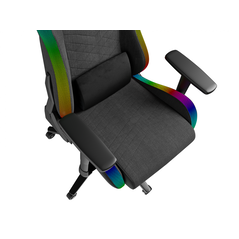 Scaun gaming genesis trit 660, material textil, iluminare rgb, suporta pana la 150 kg, inaltime reglabila, spatar ajustabil, gri,  Scaune gaming | electropc.ro