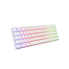Tastatura gaming mecanica wireless genesis thor 660 g2 60% , iluminare rgb, switch tactile, switch model gateron brown, numar taste 61, 13 butoane multimedia, lungime cablu 1.5m, dimensiuni 293 x 102 x 39 mm, alb,  Tastaturi | electropc.ro