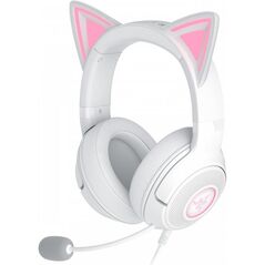 Casti razer kraken kitty v2 usb-a, snesibilitate 92.5 db spl / mw @ 1khz si sensibilitate microfon 42 dbv / pa, alb,  Casti audio | electropc.ro