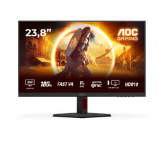 Monitor aoc 23.8" q24g4re, diagonal (inch): 23.8, diagonal (cm): 60, aspect ratio: 16:9, panel: ips, resolution: 2560x1440, refresh rate: 180hz, response time gtg: 1ms, response time mprt: 0.5ms, brightness (max): 300 cd/m², contrast (static) : 1000:1, vi,  Monitoare LED | electropc.ro