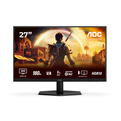 Monitor aoc 27" q27g42xne, diagonal (inch): 27, diagonal (cm): 69, aspect ratio: 16:9, panel: va, resolution: 2560x1440, refresh rate: 180hz, response time gtg: 1ms, response time mprt: 0.5ms, brightness (max): 300 cd/m², contrast (static) : 5000:1, viewi,  Monitoare LED | electropc.ro