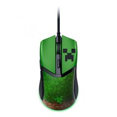 Mouse cu fir gaming razer cobra razer minecraft edition, rezolutie 8500 dpi, 6 butoane programabile, iluminare rgb, negru,  Mouse | electropc.ro