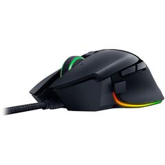 Razer basilisk v3 35k, cu fir, bluetooth, rezolutie maxima 35000 dpi, 11 butoane programabile, autonomie pana la 140h (mod wireless, miscare constanta la 1000hz),  pana la 210h (mod bluetooth),  iluminare razer chroma™ rgb, senzor focus pro 35k optical se,  Mouse | electropc.ro