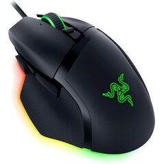 Razer basilisk v3 35k, cu fir, bluetooth, rezolutie maxima 35000 dpi, 11 butoane programabile, autonomie pana la 140h (mod wireless, miscare constanta la 1000hz),  pana la 210h (mod bluetooth),  iluminare razer chroma™ rgb, senzor focus pro 35k optical se,  Mouse | electropc.ro