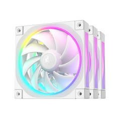 Ventilatoare deepcool fl12-3in1 120mm alb, cfm 55, presiune 2.82 mmaq, viteza de rotatie 500-2150 rpm +/- 10%,  Ventilatoare carcasa | electropc.ro