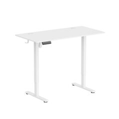Birou ascend cu reglare inaltime electric, alb, 1200x600x730~1180 mm, capacitate de greutate: 40 kg, interval de înălțime: 730~1180mm, număr de motoare: 1, viteză maximă: 15 mm/s, panou de control digital, 3 memorii,  Birouri gaming | electropc.ro
