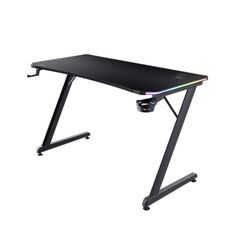 Birou gaming trust gxt 709 luminus, iluminare rgb, greutate 15.5 kg, greutate maxima 150 kg, negru,  Birouri gaming | electropc.ro