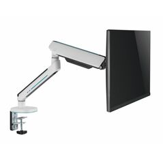 Brat pentru monitor, material: oțel, aluminiu, plastic, suprafață finisaj : acoperire cu pulbere, culoare: alb texturat fin, gri spațial dimensiune compatibila ecran: 27"-45", greutate maxima (pe ecran): 5~14 kg, greutate maxima pentru ecran curbat (pe ec,  Suporturi TV & Monitor | electropc.ro