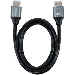 Cablu tellur high speed hdmi 2.0 4k, viteza 18gbps, plug-plug, tata- tata, lungime cablu 5m, negru,  Cabluri periferice | electropc.ro