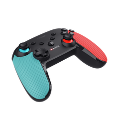 Controller wireless trust muta pentru consola nintendo switch, 15 butoane, controale: a, b, x, y, l1, l2, l3, r1, r2, r3, reset, 8-way, start, select, d-input, multicolor,  Accesorii console & PC | electropc.ro