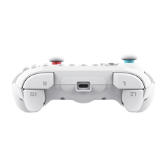Controller wireless trust muta pentru consola nintendo switch, 15 butoane, controale: a, b, x, y, l1, l2, l3, r1, r2, r3, reset, 8-way, start, select, d-input, alb,  Accesorii console & PC | electropc.ro