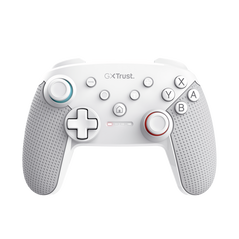 Controller wireless trust muta pentru consola nintendo switch, 15 butoane, controale: a, b, x, y, l1, l2, l3, r1, r2, r3, reset, 8-way, start, select, d-input, alb,  Accesorii console & PC | electropc.ro
