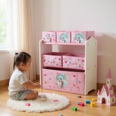 Dulap depozitare jucarii unicorns,u-grow,  Mobilier camera copii | electropc.ro