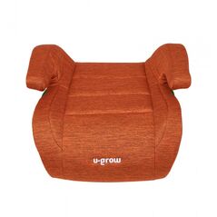 Inaltator auto u-grow, 125-150  r129 cu isofix, caramiziu,  Scaune auto copii | electropc.ro