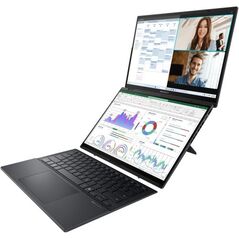 Laptop asus zenbook duo, ux8406ca-pz166x, 14.0-inch, 3k (2880 x1800)oled 16:10 aspect ratio, intel® core™ ultra 9 processor 285h (24mcache,up to 5.40 ghz), 32gb lpddr5x on board, 1tb m.2 nvme™ pcie® 4.0ssd,120hz refresh rate, 400nits, glossy display, 1080,  Laptopuri | electropc.ro
