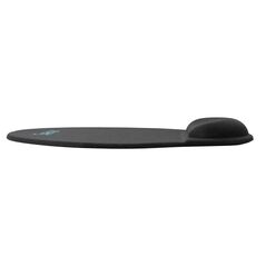 Mousepad spacer, suport incheietura cu gel, cauciuc si material textil, 240 x 220 mm, negru,  Mousepad | electropc.ro