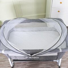 Patut 2 in 1 co-sleeper cu functie de leagan, u-grow,  Mobilier camera copii | electropc.ro