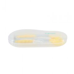 Set lingurita si furculita , galben, u-grow,  Articole hranire bebelusi | electropc.ro