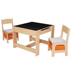 Set masuta si 2 scaune , lemn natur, u-grow,  Mobilier camera copii | electropc.ro