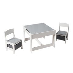 Set masuta si 2 scaune pentru copii , alb mdf, u-grow,  Mobilier camera copii | electropc.ro