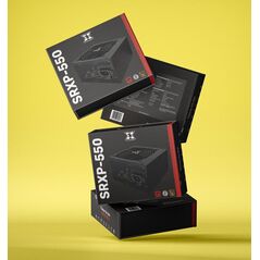 Sursa serioux energy 550w, ventilator 12cm, atx, material metal, cabluri: 20+4-pin, 1x4+4-pin, 2x6+2-pin, negru,  Surse PC | electropc.ro