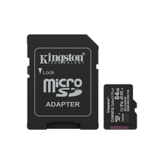 Card de memorie microsdxc kingston,64gb,canvas select plus,cu adaptor,  Carduri memorie | electropc.ro
