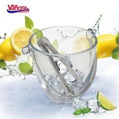 Frapiera sticla cu cleste inox 800 ml, vanora home,  Accesorii servire | electropc.ro