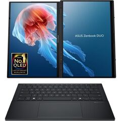 Laptop asus zenbook duo, ux8406ca-ql118x, 14.0-inch, fhd (1920 x 1200)oled 16:10 aspect ratio, intel® core™ ultra 7 processor 255h (24m cache,up to 5.10 ghz), 32gb lpddr5x on board, 1tb m.2 nvme™ pcie® 4.0 ssd,120hz refresh rate, 400nits, glossy display, ,  Laptopuri | electropc.ro