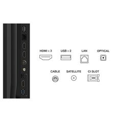 Televizor tcl led 75v6c, 189 cm, smart google tv, 4k ultra hd, (model 2025),  Televizoare | electropc.ro