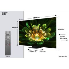 Televizor tcl mini led 65q7c, 164 cm, smart google tv, 4k ultra hd, (model 2025),  Televizoare | electropc.ro