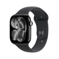 Apple watch series 11 gps 46mm jet black aluminium case with black sport band - s/m,  SmartWatch-uri | electropc.ro