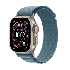 Apple watch ultra 3 gps + cellular 49mm natural titanium case with light blue alpine loop - medium,  SmartWatch-uri | electropc.ro