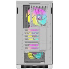 Carcasa aqirys xo-1 mid tower argb alb, tempered glass, sloturi expansiune 7, drive bays: 3x3.5" 3x2.5", ventilatoare suportate: 14 (spate: 1x120mm, fata: 3x120mm sau 2x140mm, sus: 3x120mm sau 2x140mm, lateral: 3x120mm sau 2x140mm, jos: 1x120mm sau 1x140m,  Carcase | electropc.ro