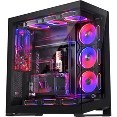 Carcasa phanteks nv9 mk2 full tower argb negru, tempered glass, sloturi expansiune 8, drive bays: 3x3.5" 6x2.5", ventilatoare suportate: 12, format placa de baza suportat: mini-itx, micro-atx, atx, e-atx, lungime maxima placa video: 490mm, inaltime maxima,  Carcase | electropc.ro