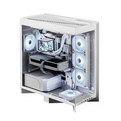 Carcasa tryx luca l70 mid tower alb, tempered glass, sloturi expansiune 7, drive bays: 2x 3,5" 9x2,5", ventilatoare suportate: 8 (spate: 1x120mm, sus: 2x120mm sau 2x140mm, lateral: 3x120mm sau 3x140mm, jos: 1x 120mm sau 1x140mm ), format placa de baza sup,  Carcase | electropc.ro