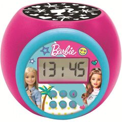 Ceas desteptator cu proiector, barbie,  Ceasuri decorative | electropc.ro