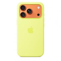 Iphone 17 pro silicone case with magsafe – neon yellow,  Accesorii | electropc.ro