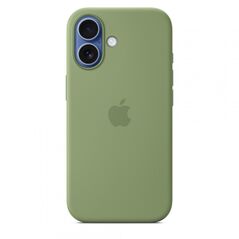 Iphone 17 silicone case with magsafe - light moss,  Accesorii | electropc.ro