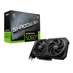 Placa video msi geforce rtx 5060 ti shadow 2x oc plus 16gb gddr7 128 bit, pcie 5.0, 1x hdmi 3x dp,  Placi video | electropc.ro