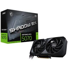 Placa video msi geforce rtx 5070 12g shadow 2x oc gddr7 192 bit, pcie 5.0, 3x dp 1x hdmi,  Placi video | electropc.ro