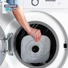 Set trei rezerve curatenie mop plat mega clean 360, heinner care,  Maturi & Mopuri & Galeti | electropc.ro