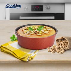 Tava rotunda acoperire ceramica 30x10 cm, anca, cooking by heinner,  Tavi copt | electropc.ro