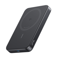 Anker acumulator extern magnetic wireless maggo, 10000 mah, ultra-slim, qi2 15w, negru,  Baterii portabile | electropc.ro