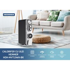 Calorifer cu ulei heinner hoh-mvt13wh-bk,  Calorifer | electropc.ro