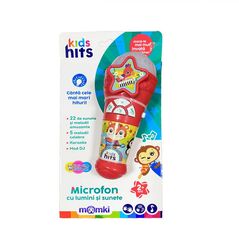 Microfon cu lumini si sunete,  Jucarii interactive bebelusi | electropc.ro