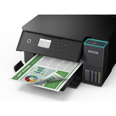 Multifunctional inkjet color epson ecotank ciss l6360, dimensiune a4 (printare,copiere, scanare), printare borderless, viteza 33ppm alb-negru, 20ppm color, rezolutie 4800x1200 dpi, alimentare hartie 250 coli, duplex automat ,scanner cis rezolutie 1200x240,  Multifunctionale Inkjet | electropc.ro